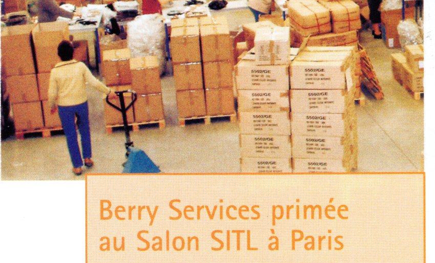 Berry Services primée au Salon SITL à Paris
