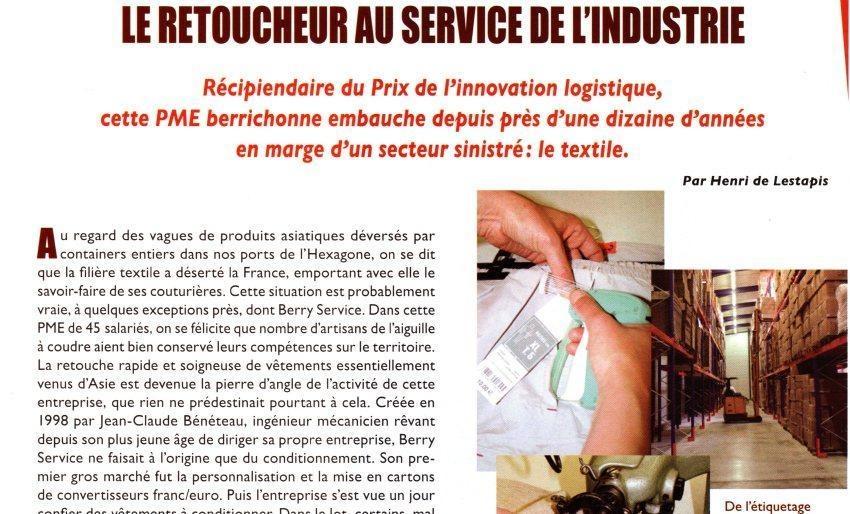 Berry Services, le retoucheur au service de l'industrie textile